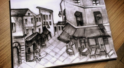 Town sketch
